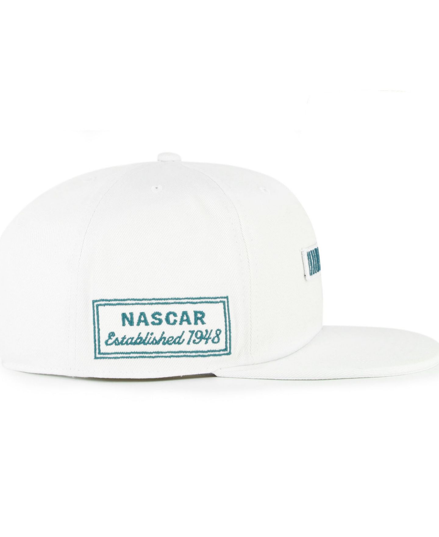 Мужская кепка '47 Brand White NASCAR Contemporary Relaxed Captain Adjustable Hat — фото 2