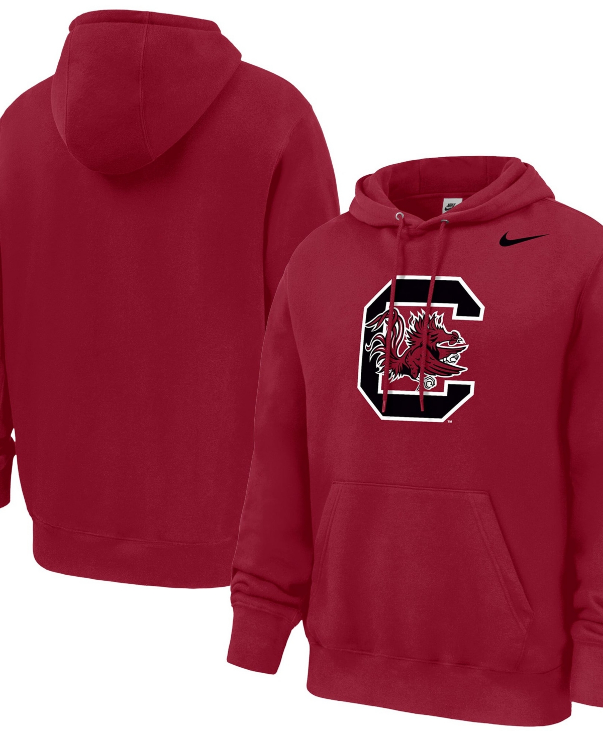 Nike Men's Garnet South Carolina Gamecocks Club Fleece Hoodie