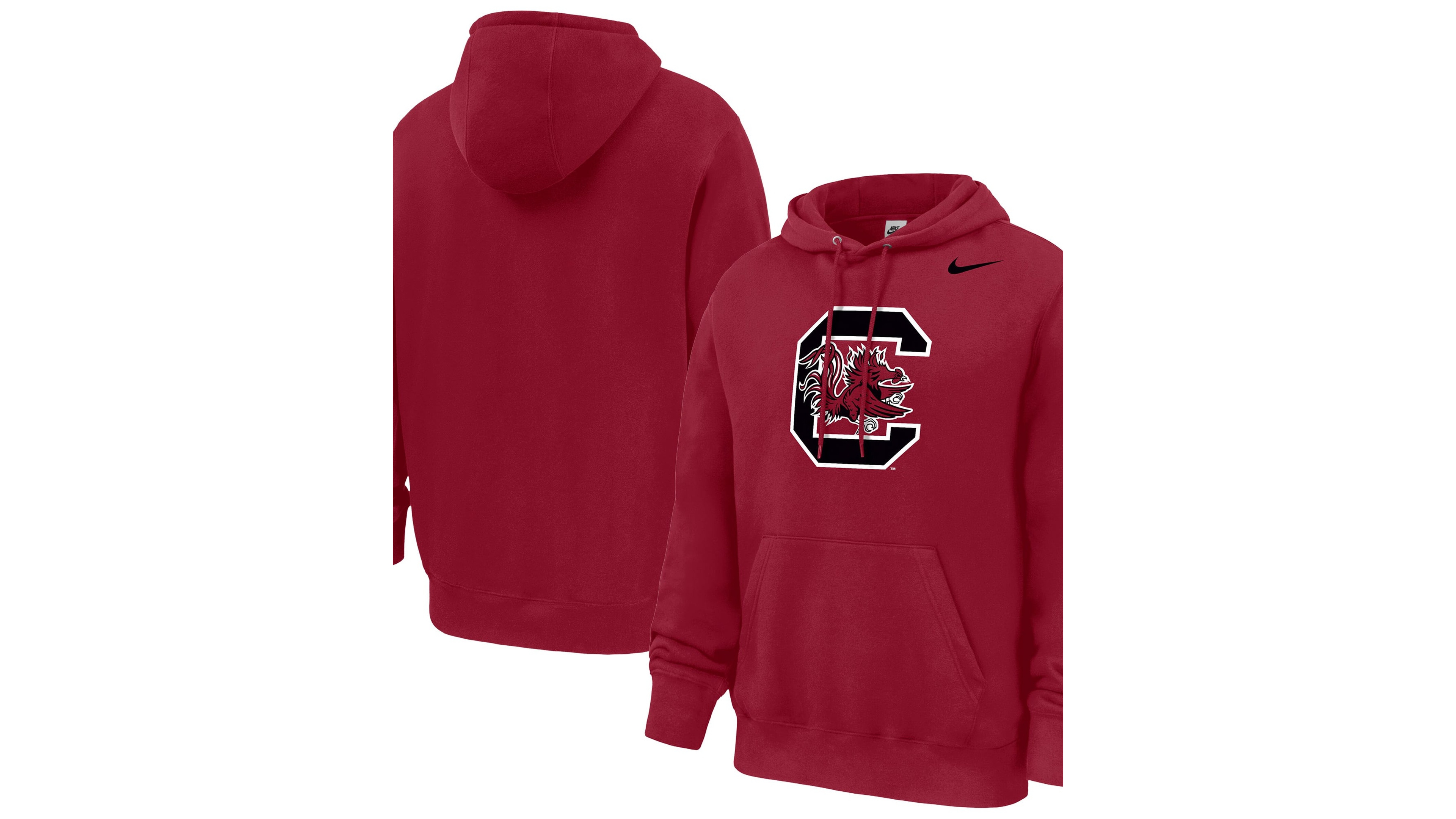 Nike Men's Garnet South Carolina Gamecocks Club Fleece Hoodie