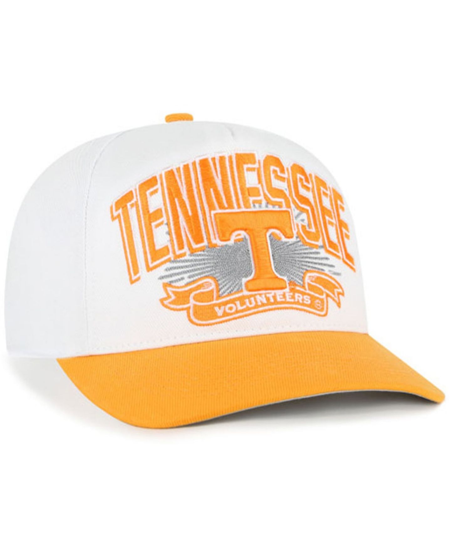 Мужская кепка '47 Brand White Tennessee Volunteers Prime Play Hitch Adjustable Hat — фото 4