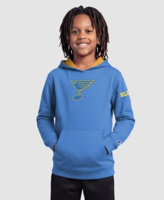 Big Boys' and Girls' Blue St. Louis Blues Fleece Hoodie