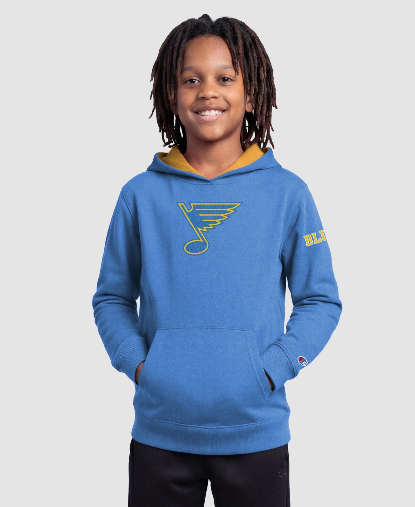 Детское худи Champion Blue St. Louis Blues Fleece — фото 1