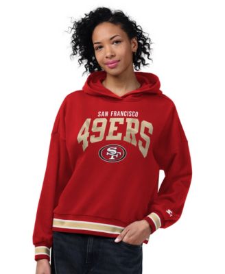 Women's Scarlet San Francisco 49ers Home Plate Hoodie