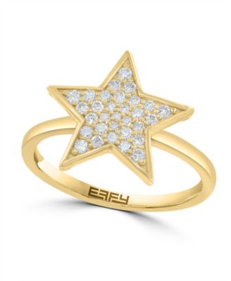 Lab-Grown Diamond Ring (1/3 ct. t.w.) in 14k Yellow Gold over Sterling Silver or Sterling Silver