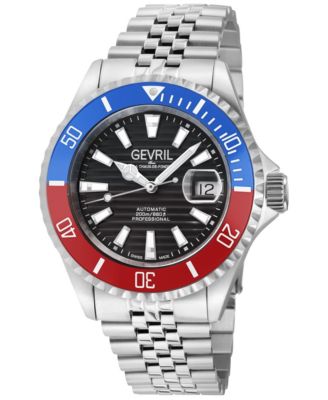 Men's Swiss Automatic Chambers Stainless Steel Bracelet Watch, 43mm