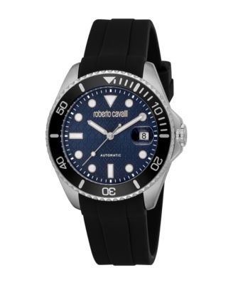 Men's Quartz Silicone Strap Watch