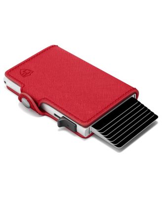 RFID Pop Up Wallet for Women - Slim Minimalist Credit Card Holder (4-6 Card Capacity) - Aluminum Metal Case