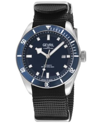 Yorkville Men's Swiss Automatic Nylon Strap Watch