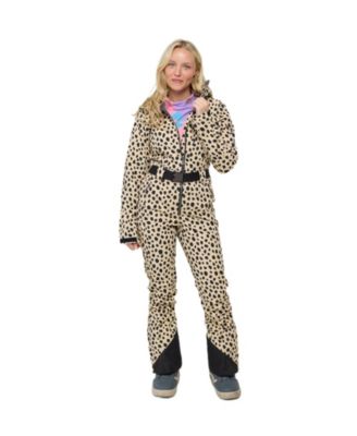 Women's Chic Cheetah Ski Suit