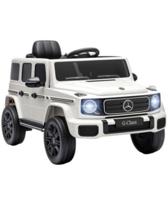 Licensed Mercedes-Benz G580 12V Dual-Motor Ride-On Car with Remote Control, Up to 66 lbs, Ages 3-8