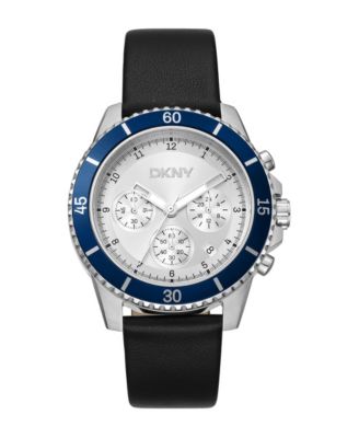 Men's Quartz Leather Strap Watch