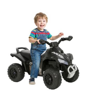 Foot-to-Floor Toddler ATV Ride-On Car with LED Headlights and Music, 18-36 Months