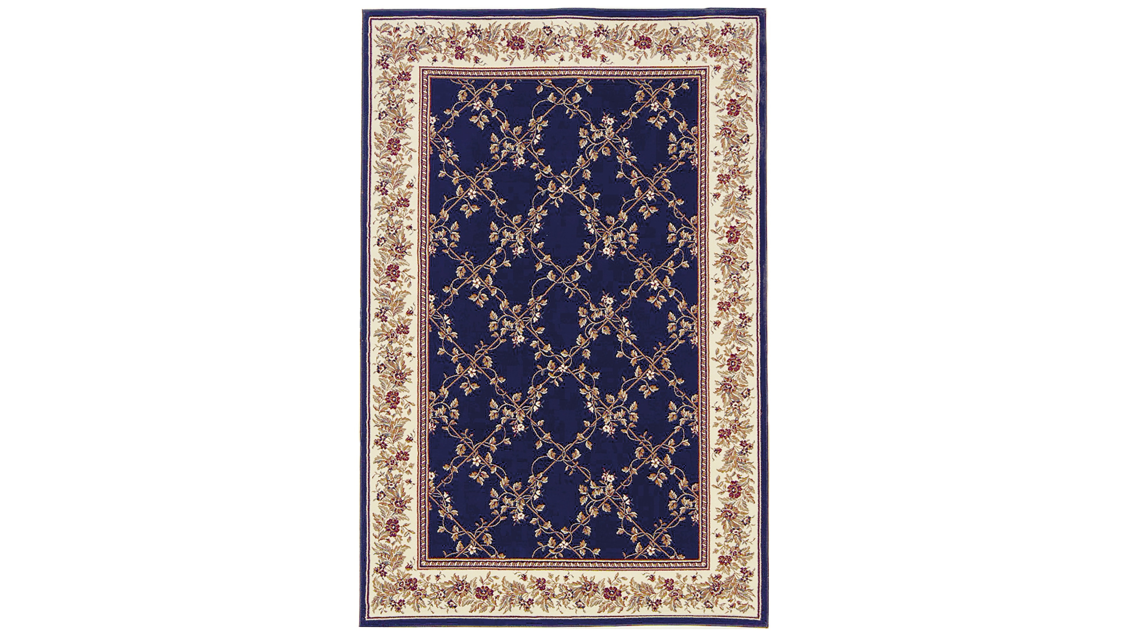 Closeout! Km Home 1427/1730/Burgundy Navelli Red 3'3" x 5'4" Area Rug