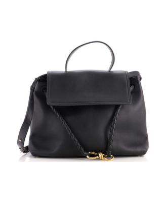 Medium Ciao Ciao Top Handle Bag Leather with Intrecciato Detail