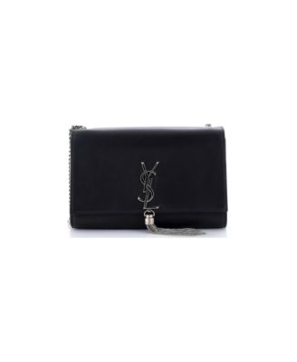 Medium Classic Monogram Tassel Crossbody Bag Leather