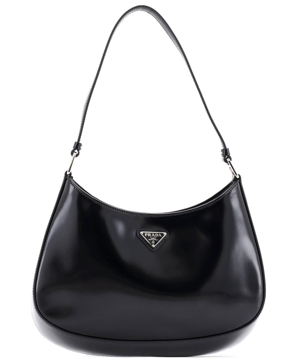 Pre-Owned Prada Medium Cleo Shoulder Bag Spazzolato Leather