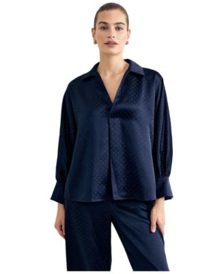 Women's Juliette Satin Embellished Top