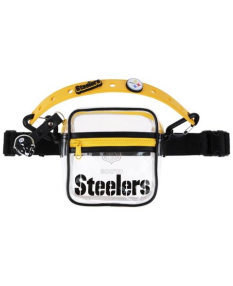 Мужская сумка Crocs Pittsburgh Steelers Clear Stadium, цвет: Жёлтый / Чёрный