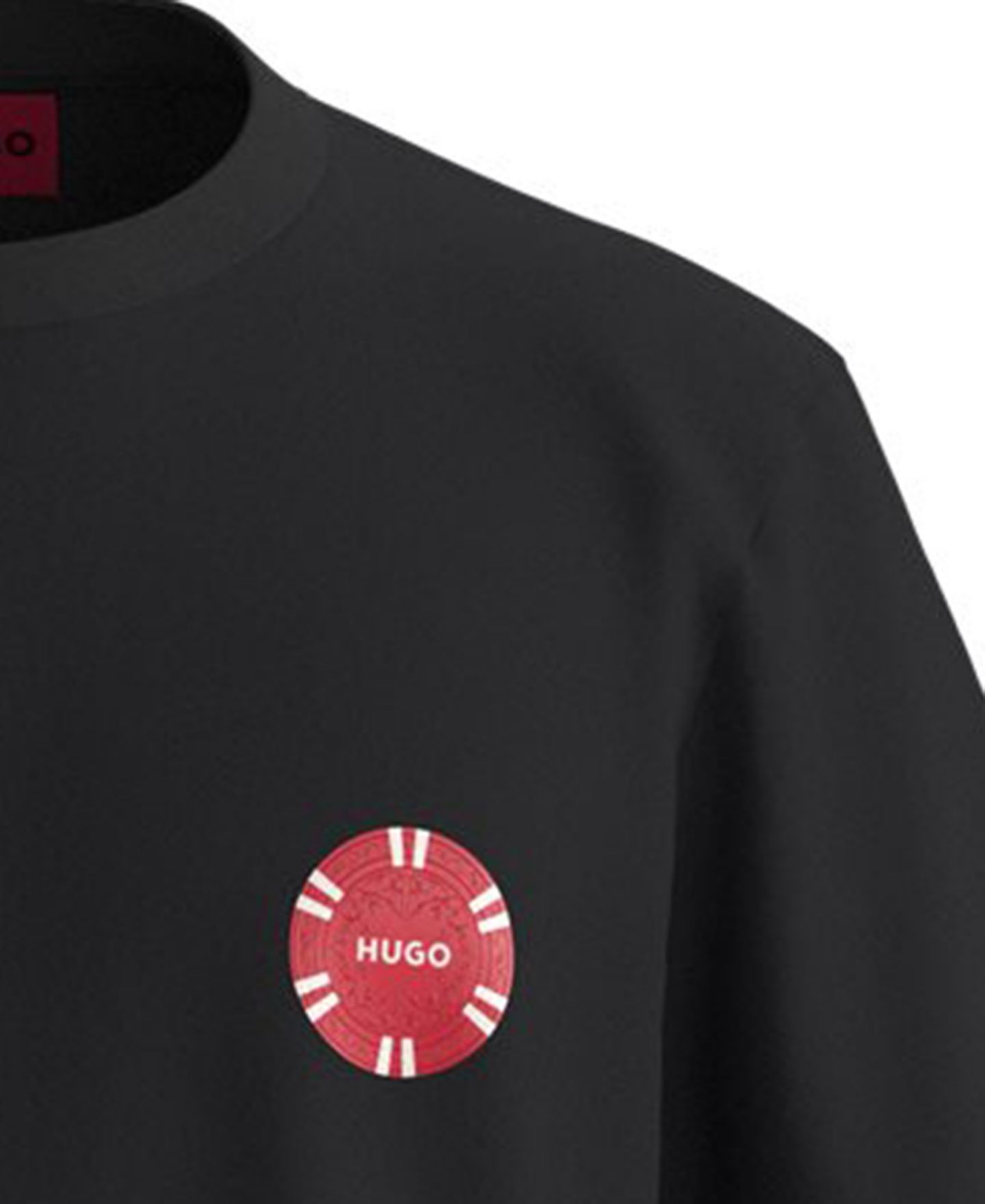 Мужская футболка Hugo Boss Datril Graphic Crewneck, цвет: Чёрный — фото 3