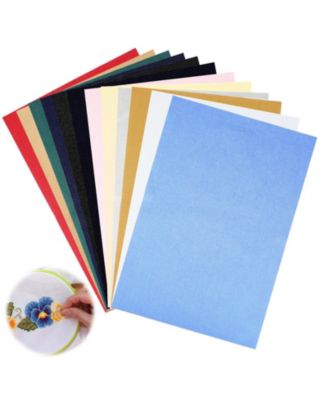 12 Count Cotton Aida Cloth Cross Stitch Fabric 12 Pack Multicolor DIY Craft