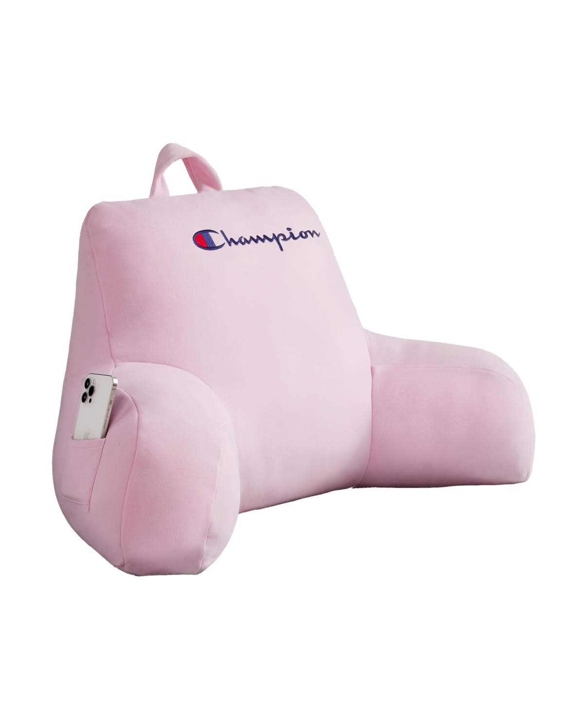Champion Jersey Knit Backrest Pillow, 30" x 17" - Pink