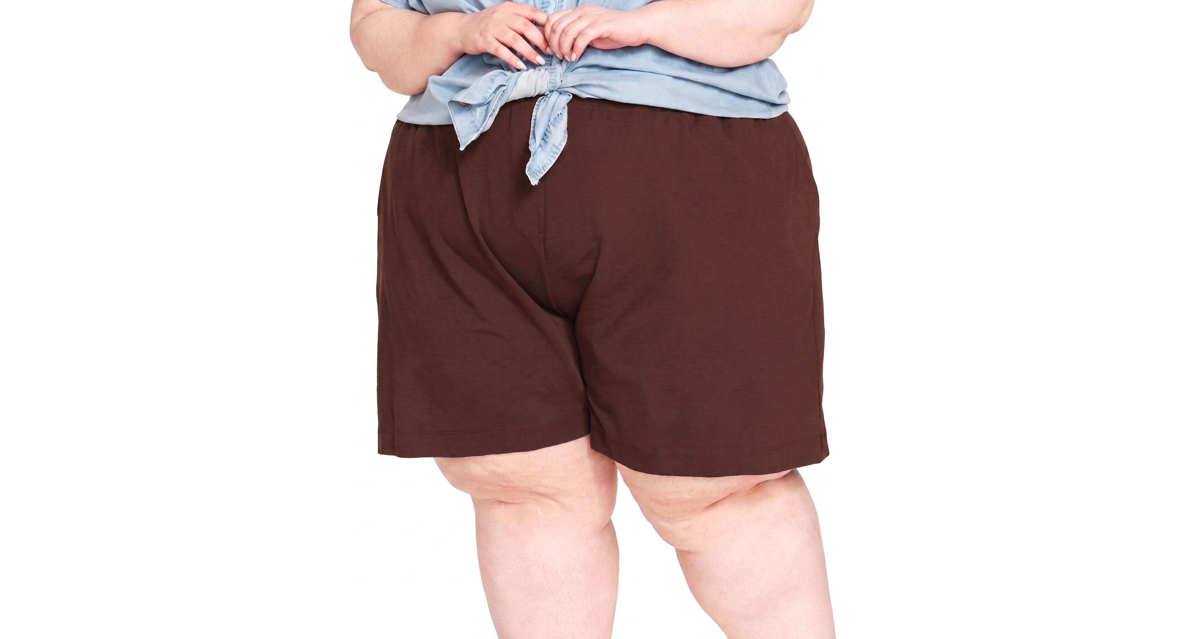 Universal Standard Plus Hayes French Terry Pull-On Mid-Rise Shorts, 4"-6" Inseam