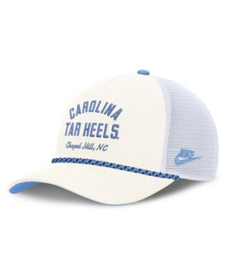 Men's and Women's White North Carolina Tar Heels Mascot Rope Trucker Adjustable Hat