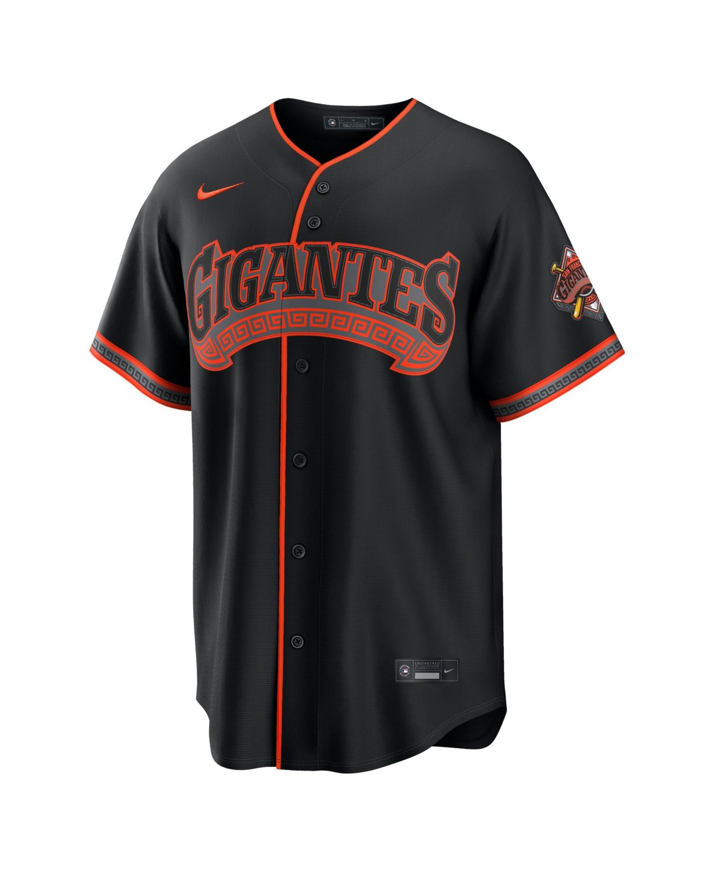 Мужской топ Nike Jung Hoo Lee Black San Francisco Giants Alternate Stadium Jersey — фото 3
