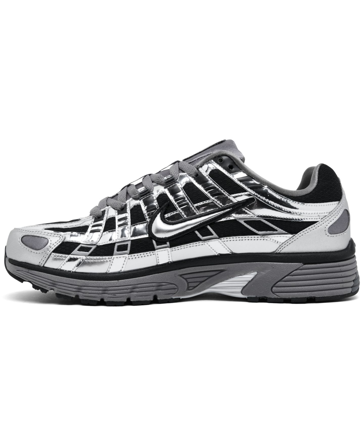 Мужские кроссовки Nike P-6000 Retro Casual, цвет: Чёрный / Серебристый — фото 3
