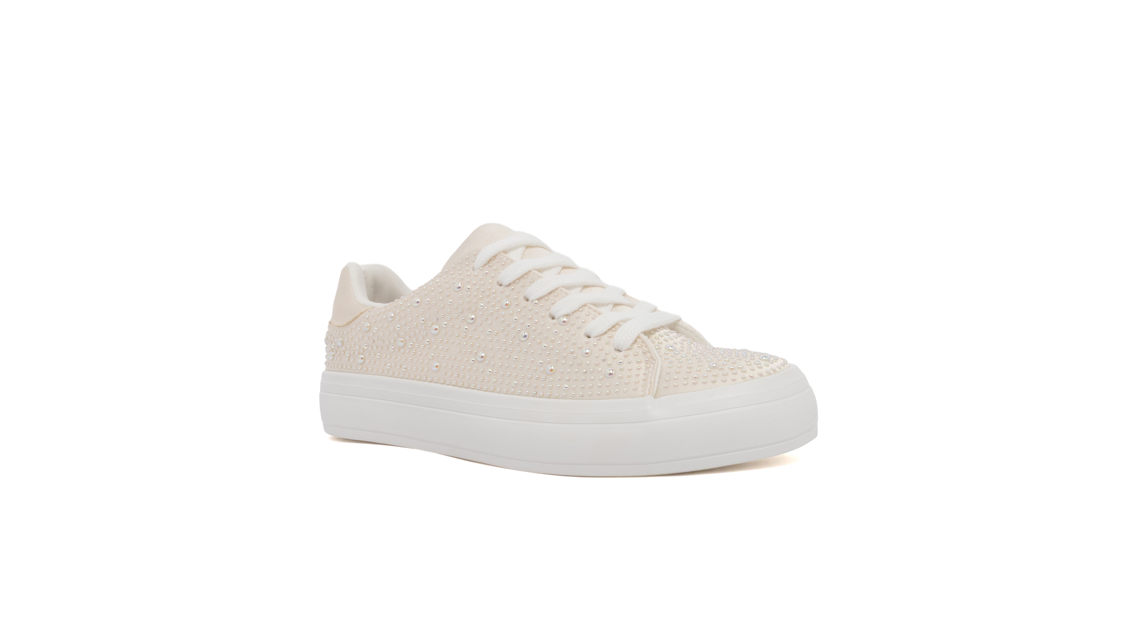 Sugar Women's Sparklers Casual Padded Insole Lace-Up Sneakers