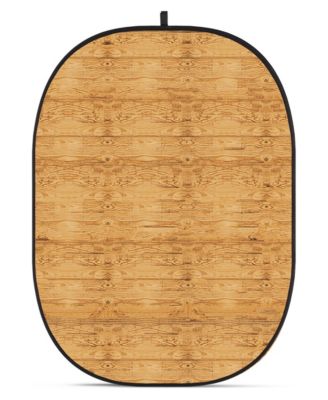 CBA-WW0002 5x6.5' Collapsible Fabric Wooden Wall Backdrop