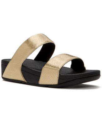 Women's Lulu Snake Print Arch Support Slide Wedge Sandals