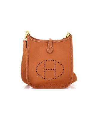Pre-Owned HERMES TPM Long Strap Evelyne Bag Clemence