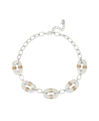 Women's Two-Tone Lobster Clasp Necklace