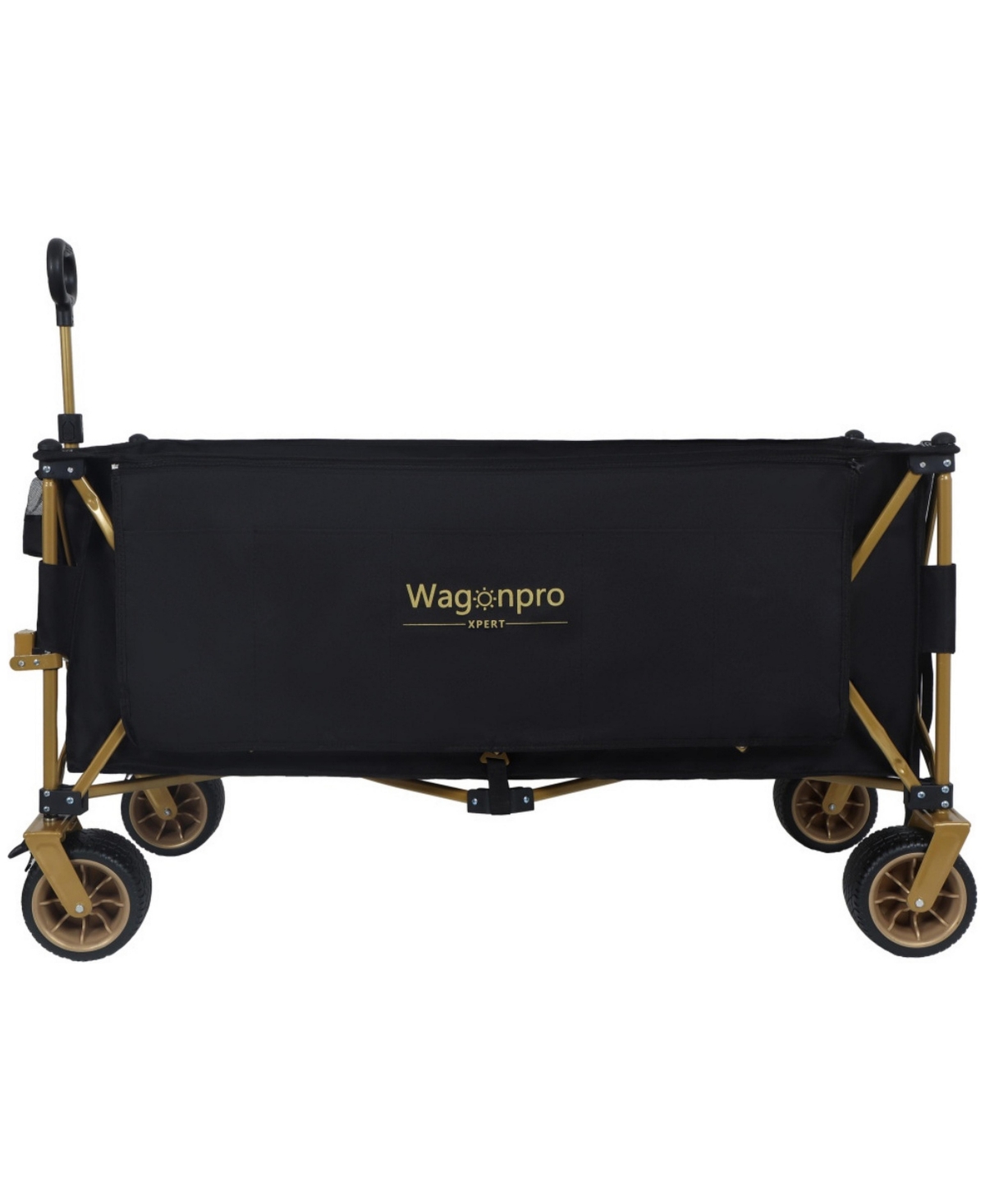 ECHTPeak 51 inch Extra Long Foldable Utility Wagon, 480lbs Heavy Duty,7" All Terrain Wheels,1:6 Space Saving Fold for Camping Beach Garden Grocery - B