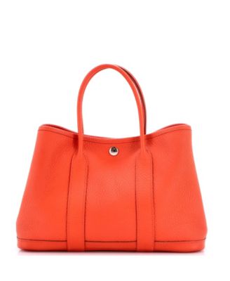 Pre-Owned HERMES 30 Garden Party Tote Leather