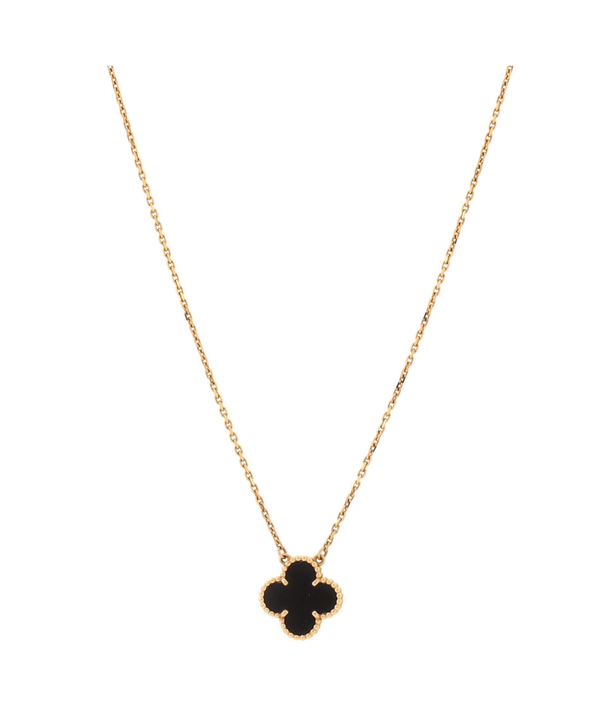 Pre-Owned Van Cleef & Arpels Vintage Alhambra Pendant Necklace - 18k yellow gold