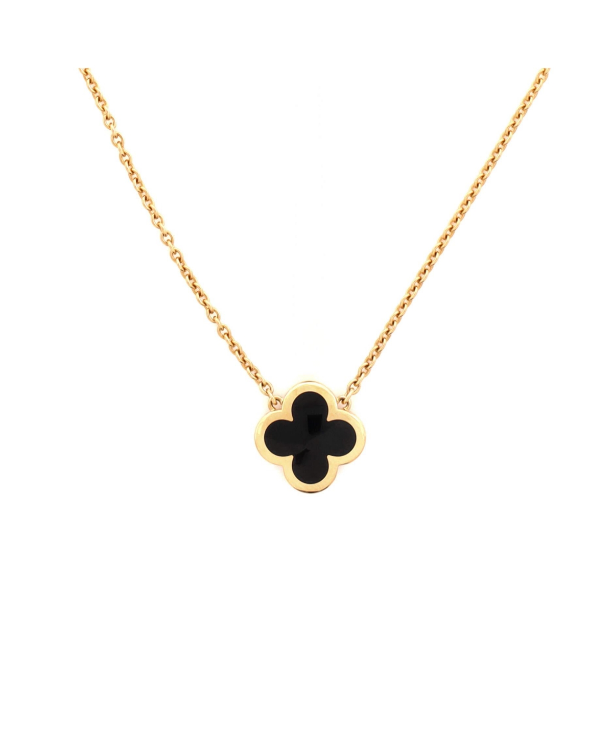 Pre-Owned Van Cleef & Arpels Pure Alhambra Pendant Necklace - 18k yellow gold