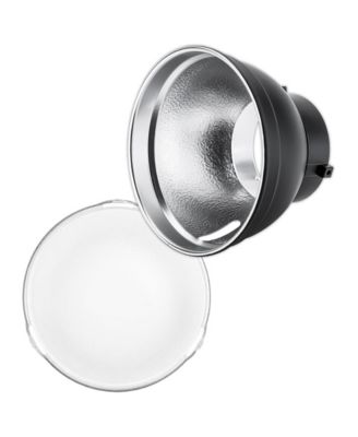 Standard 7" Bowens Silver Reflective Reflector and Diffuser Kit for XPLOR 600 and Bowens-Mount Devices