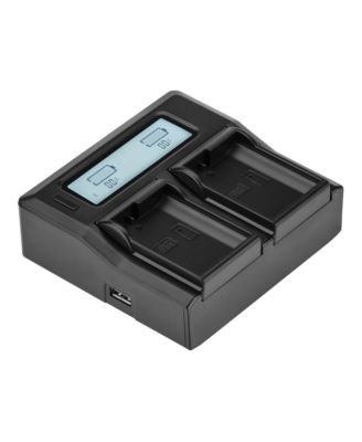 Dual Smart Charger with LCD Screen [Compatible] Nikon EN-EL15