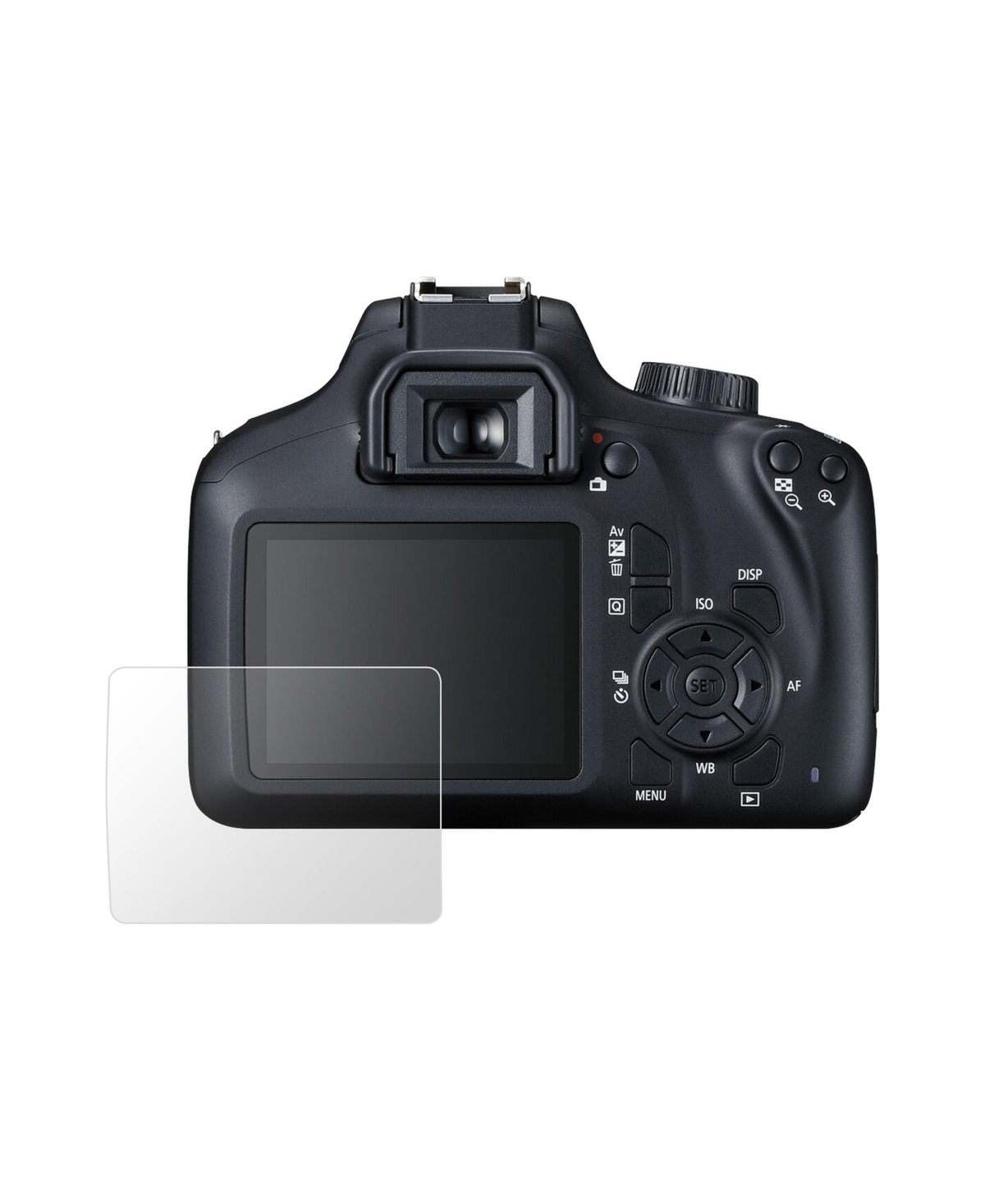 ProOptic Bubble-Free Glass Screen Protector [Compatible] Canon T100 - Black