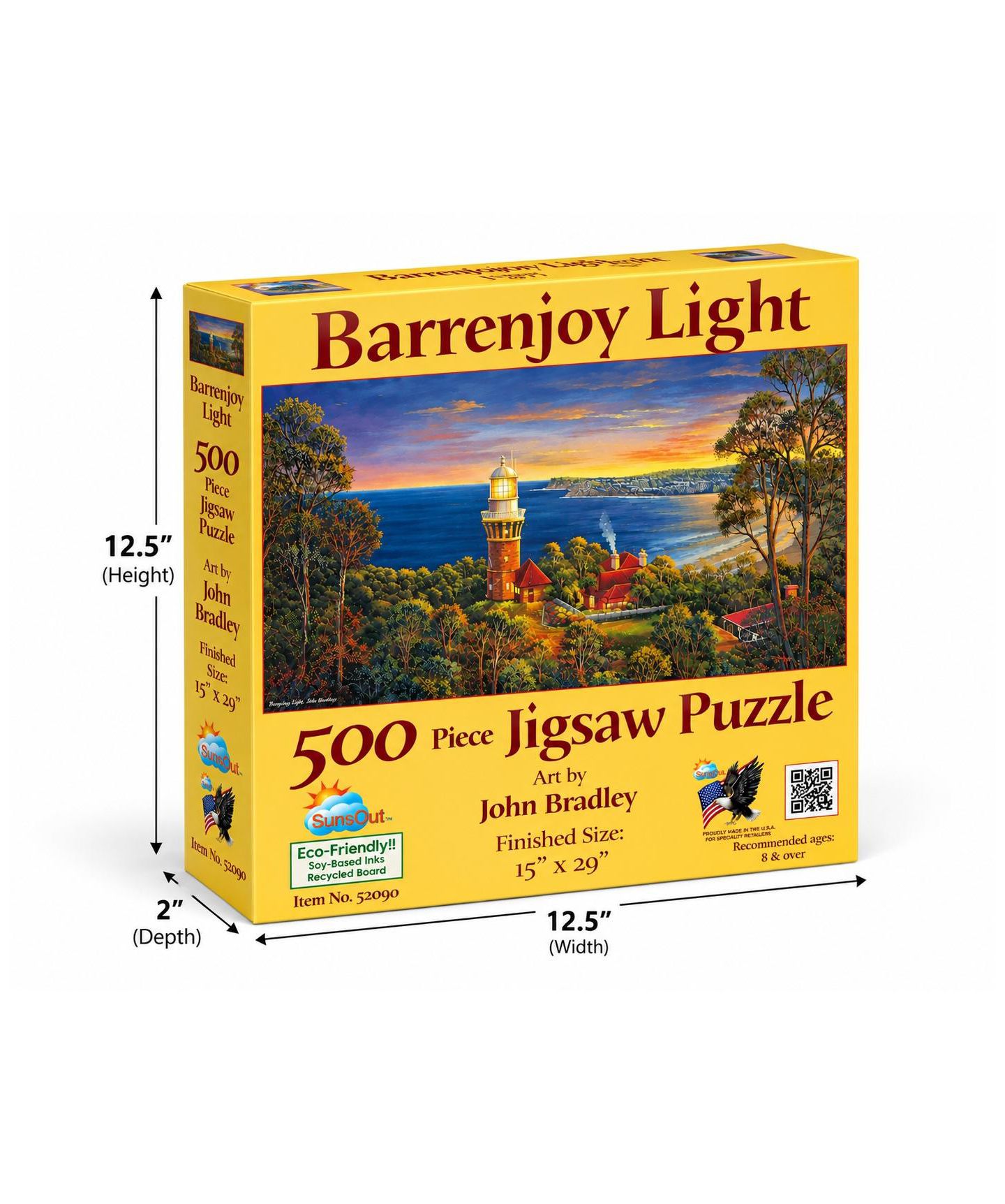 Детский пазл SunsOut Barrenjoy Light 500 Piece Interlocking Jigsaw Puzzle, от 15 лет — фото 1