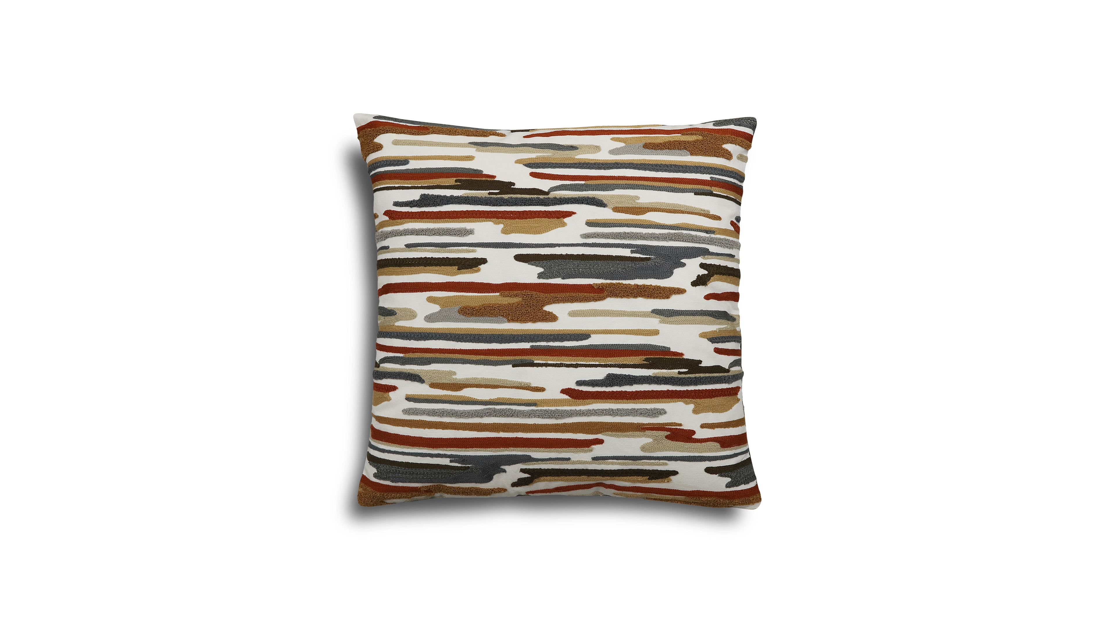 Riverbrook Home Parker Tufted Embroidery Decorative Pillow, 22" x 22"