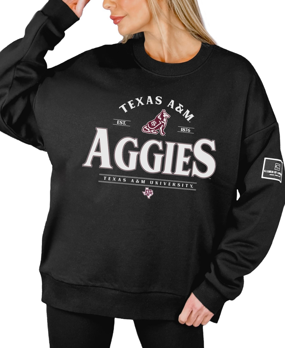 Gameday Couture Women's Black Texas A&M Aggies Players Only Premium Pullover Sweatshirt - Black