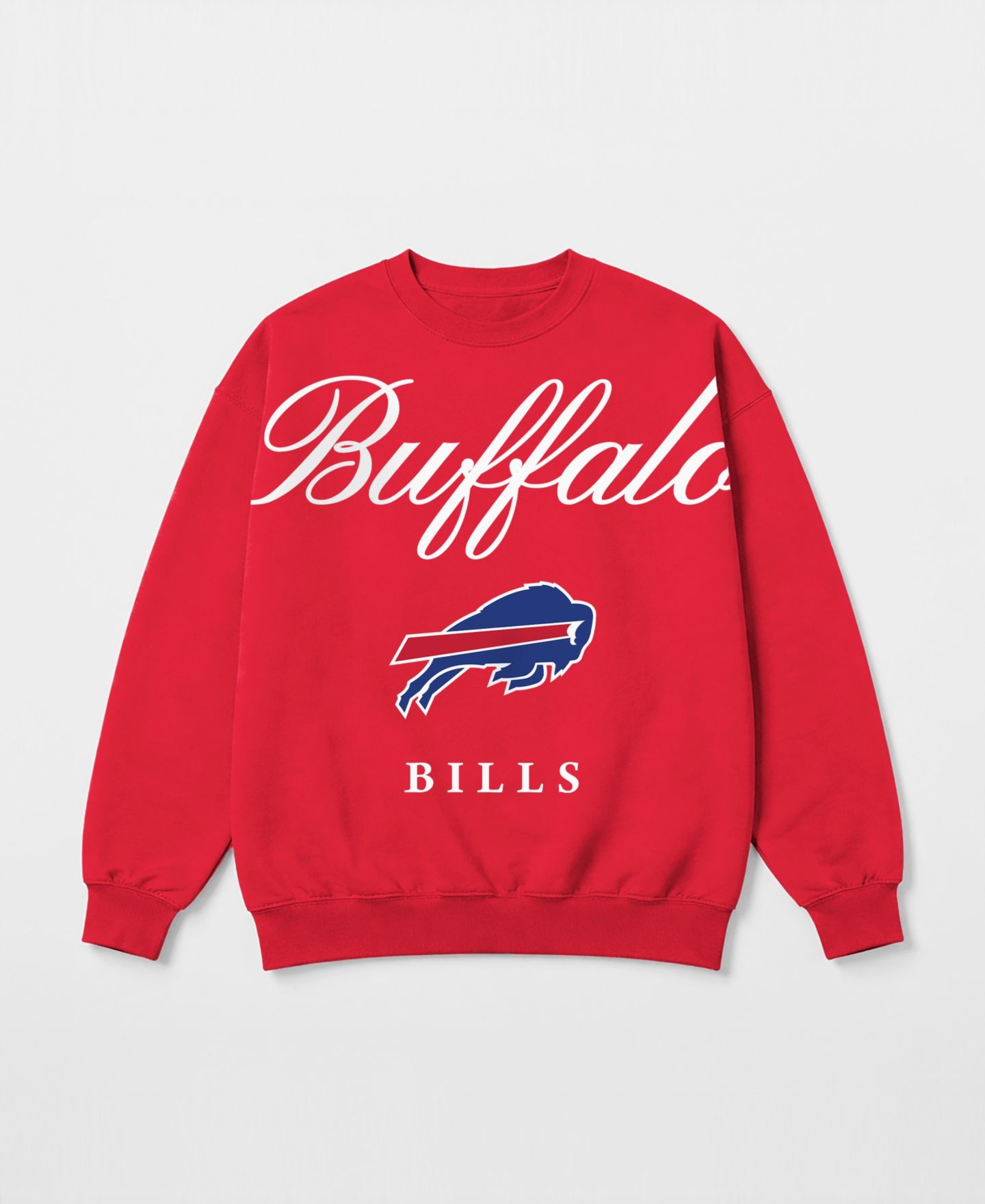 Женская толстовка Gameday Couture Red Buffalo Bills Legacy Club Premium Fleece Drop Shoulder Oversized — фото 5