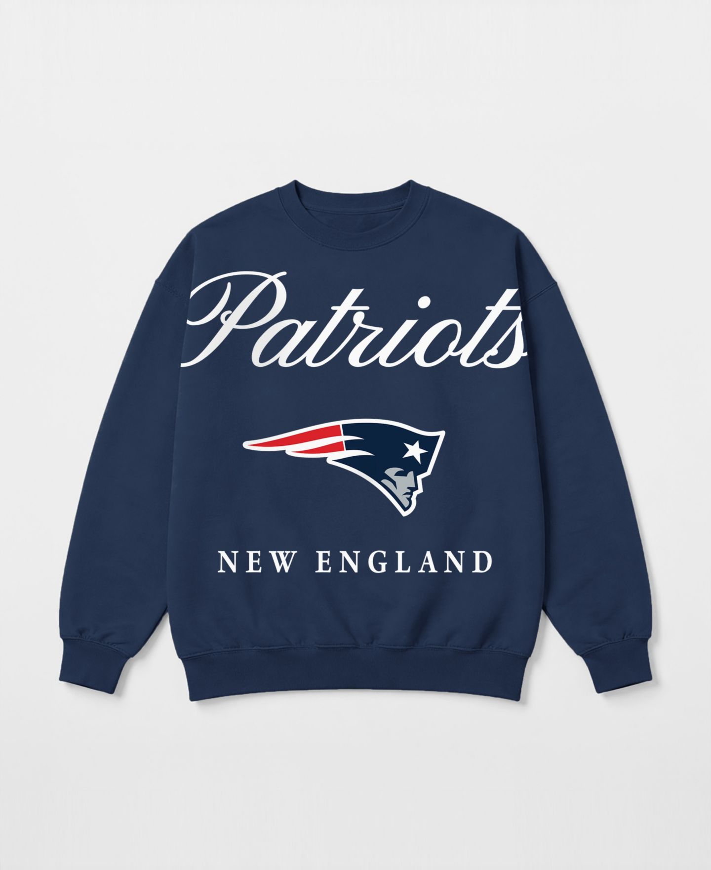 Женская толстовка Gameday Couture Navy New England Patriots Legacy Club Premium Fleece Drop Shoulder Oversized — фото 5