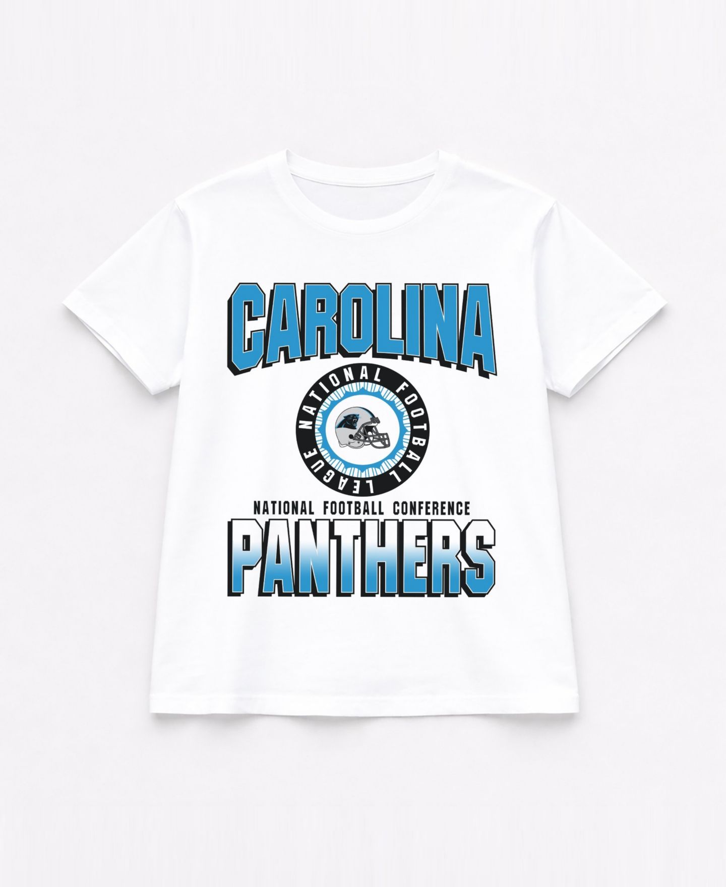 Женская футболка Gameday Couture White Carolina Panthers Oversized All-Time Classic Flowy — фото 6