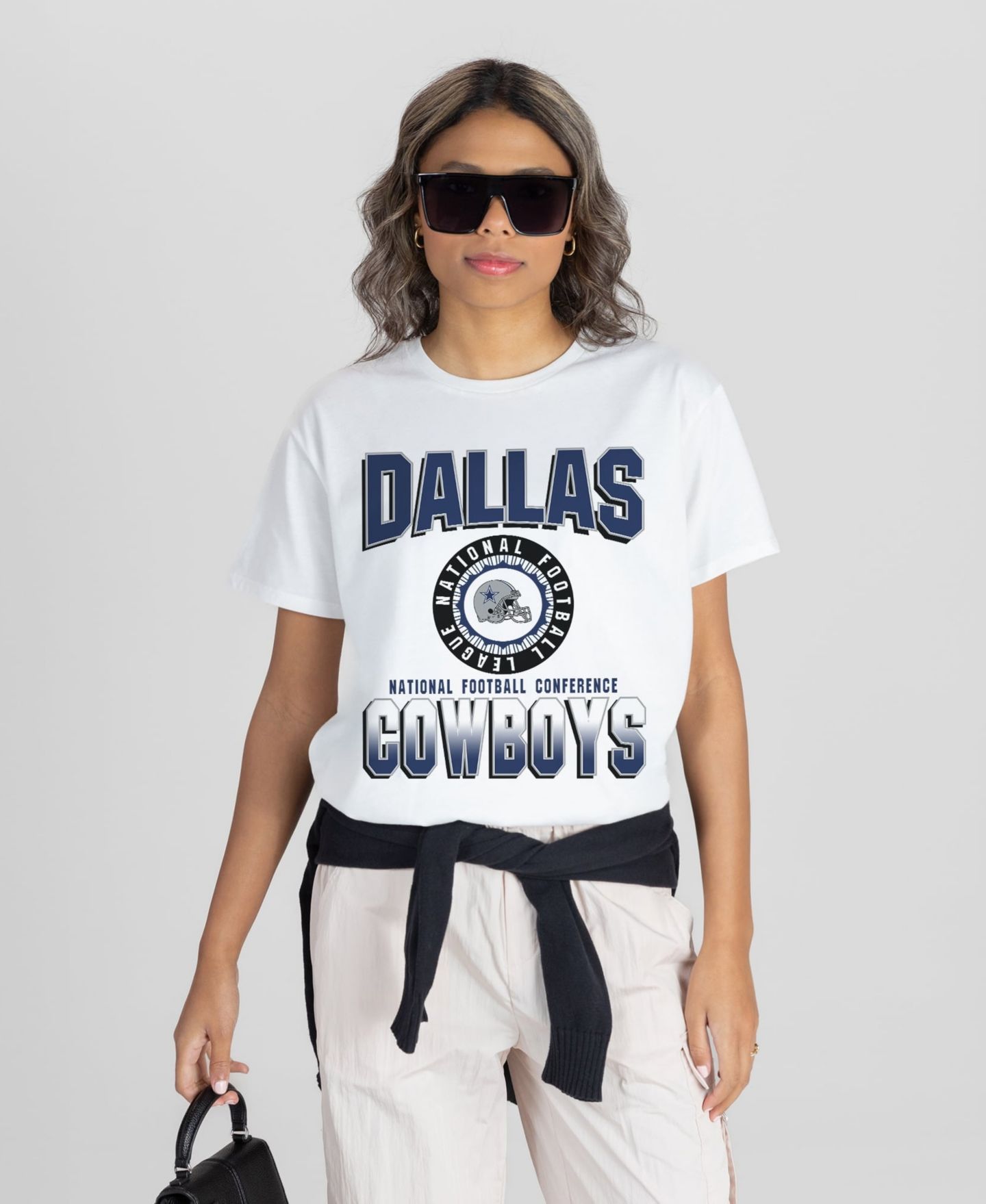 Женская футболка Gameday Couture White Dallas Cowboys Oversized All-Time Classic Flowy — фото 4