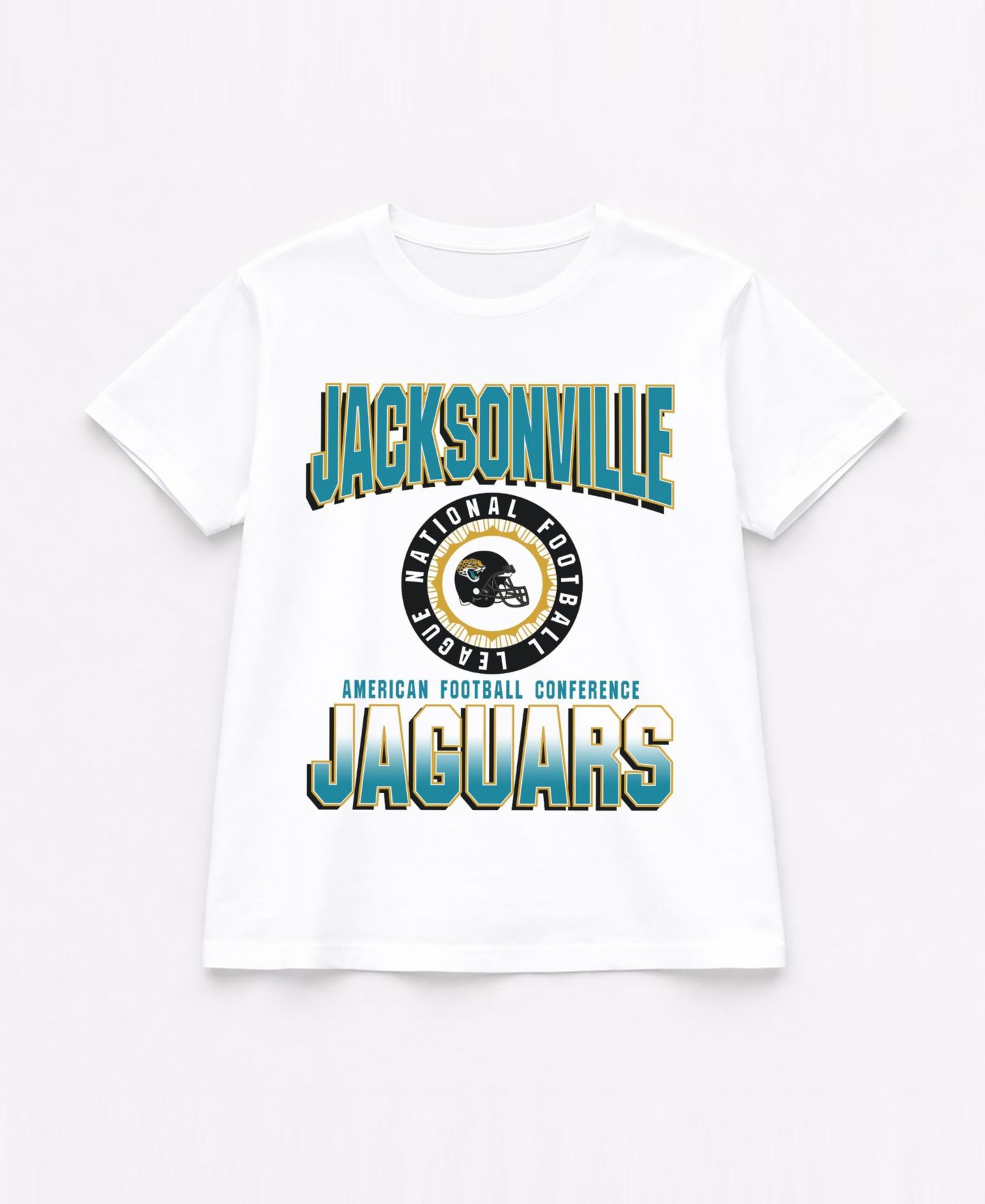 Женская футболка Gameday Couture White Jacksonville Jaguars Oversized All-Time Classic Flowy — фото 6