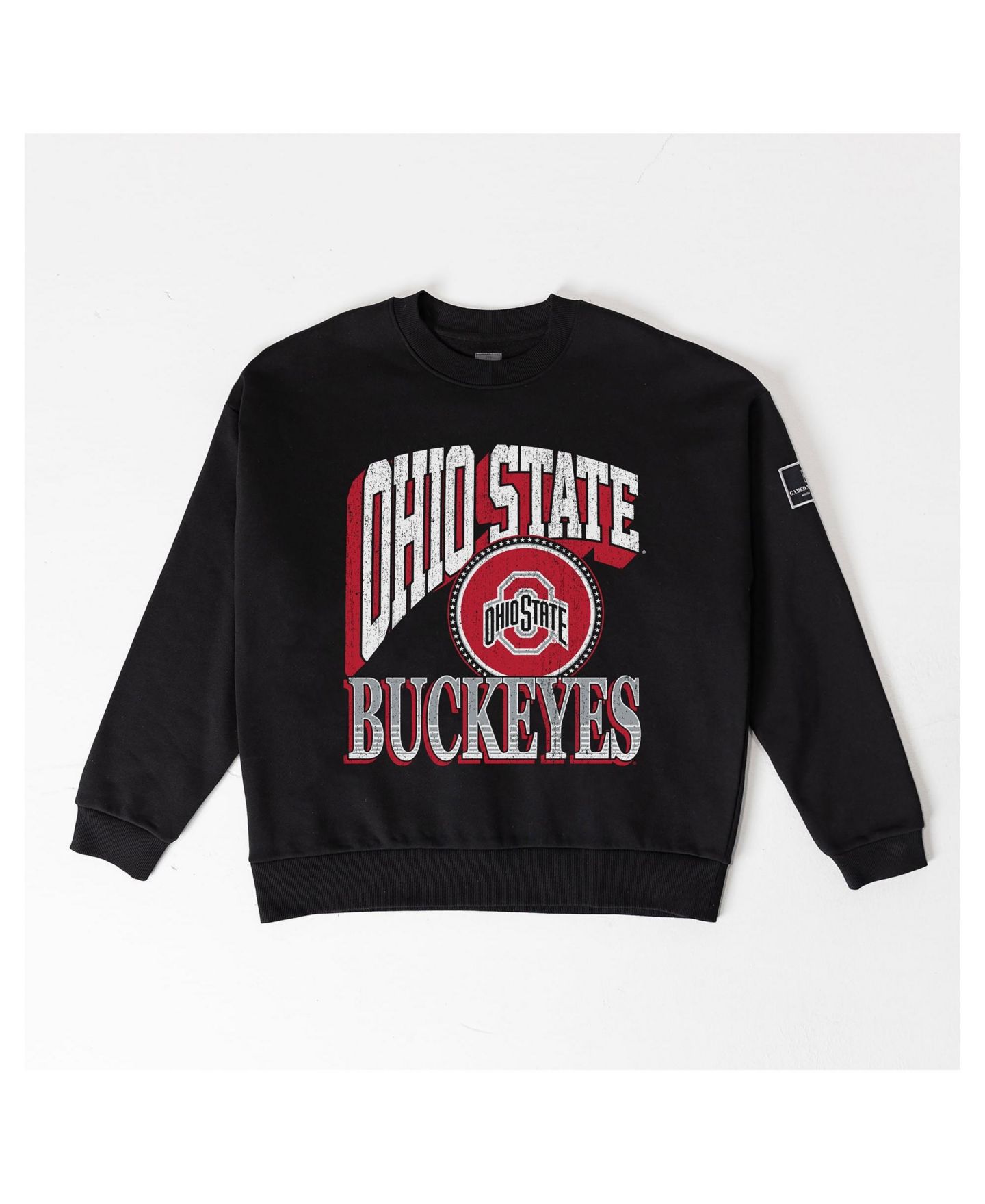 Женская толстовка Gameday Couture Black Ohio State Buckeyes Victory Black Label Premium Drop Shoulder — фото 6